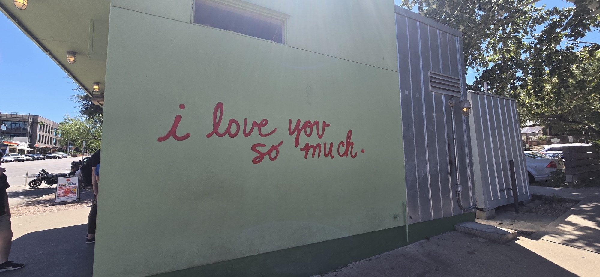 The “I Love You So Much” mural on South Congress